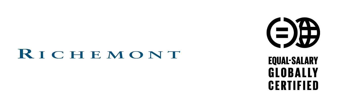 Richemont logo and Equal-salary globally certified logo