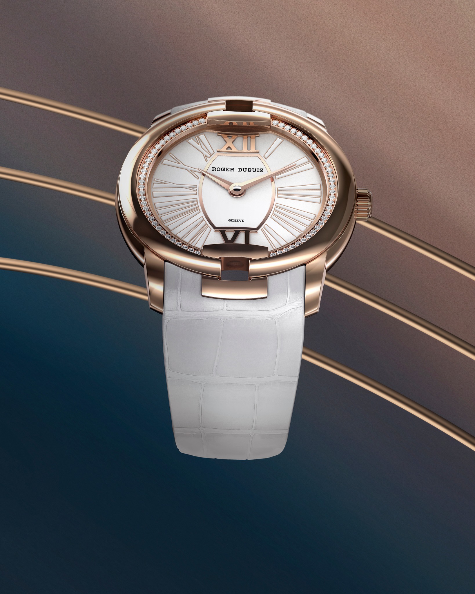 The Velvet Pink Gold timepiece is a celebration of feminine elegance. Set with brilliant round cut diamonds around the dial, this 36 mm creation blends refined aesthetics and contemporary design.

Ref. RDDBVE0069

#RogerDubuis #Velvet