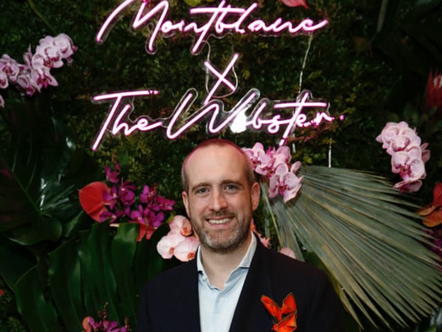 A photo of Florent-Aymeric Dubiez on a Montblanc party