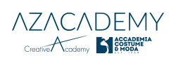 AZ Academy logo, Creative Academy logo and Accademia Costume & Moda logo