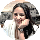 A portrait of Isabelle Gianchandani